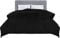 Utopia Bedding King Duvet Lightweight 4.5 Tog Coverless Soft Microfiber Breathable All Season Duvet, Box Stitch Quilting and Ideal for Summer Weather, 220x230 cm (Black)