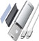 ORICO M.2 NVMe SATA SSD Enclosure Adapter Tool-Free, USB C 3.2 Gen 2 10Gbps NVME, 5Gbps NGFF SATA PCIe M-Key(B+M Key) 2230/2242/2260/2280, Aluminum External M2 Reader Support UASP Trim- PWDM2-WH
