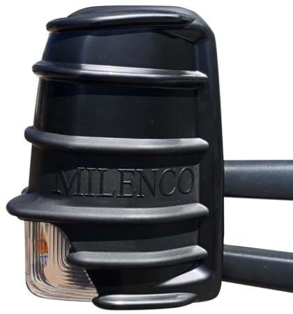Milenco Mercedes Sprinter Motorhome Twin Arm Mirror Protectors Black