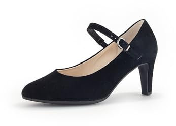 Gabor Damen Riemchen Pumps, Frauen Absatzschuhe,Trachtenschuhe,festlich,Oktoberfest,Dirndl,Wiesn,high Heels,Heels,schwarz,38.5 EU / 5.5 UK