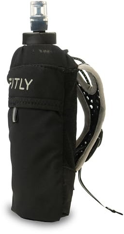 Bouteille d'eau portable FITLY 12 oz - Flasque souple pour la course, la randonnée, le ski et les activités de plein air - Compatible avec les flasques pliables F2, F2, F3 & F4