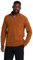 Mountain Warehouse Snowdon Mens Micro Fleece Top - Warm, Breathable, Quick Drying, Zip Collar Fleece Sweater, Soft & Smooth Pullover - For Spring Summer, Travelling, Walking Rust S