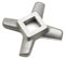 BmXauz 1 Stück Fleischwolfmesser, #8 kompatibel for Fleischwolf-Klingen-Ersatzteile KW658522 714431 kompatibel for Kenwood, AT950 MG450 470 476 480 510 515 520 KAX950ME