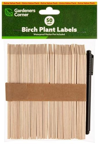 Bich Plant Markers with Waterproof Marker Pen 50pk