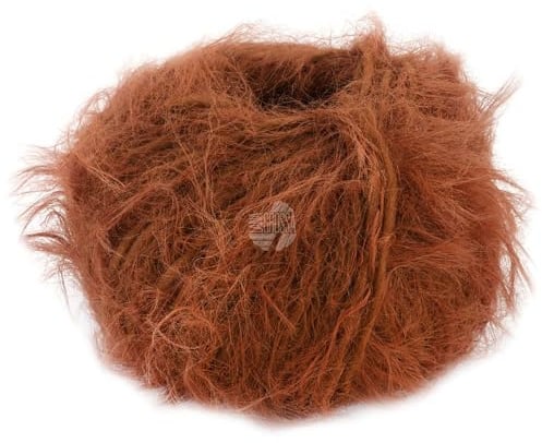 LANA GROSSA Basta| Garn im Fake Fur Look, locker verzwirnt, Franseneffekt& Merinofasern | Handstrickgarn, 50% Schurwolle & 50% Polyamid | 50g Wolle zum Stricken& Häkeln | 100m Garn FB 5