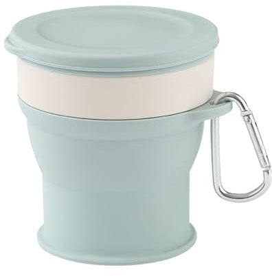 Gobelets à eau pliables pour voyage, gobelets pliables avec couvercles | Gobelet extensible portable en silicone de 250 ml,Petites tasses portables réutilisables, gobelets extensibles portables, gobel