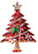 Modische Weihnachtsbaum-Brosche mit Strasssteinen für kreatives Festival P