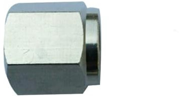 SQING Dado Vuoto for tubazioni in Ottone Cromato da 1-2 Pollici