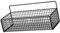 Generisch Drahtkorb, hngender Aufbewahrungskorb, tragbarer Eisendraht-Aufbewahrungskorb, Metallkorb, Wandaufhngung, Aufbewahrungsregal fr Badezimmer, Kche (Schwarz, 27 x 16 x 13 cm)