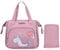 Bebamour Einhorn Puppe Wickeltasche mit Puppe Wickelmatte tragen Puppe Zubehör Mode Kinder Mädchen Baby Tasche,New Balloon Unicorn