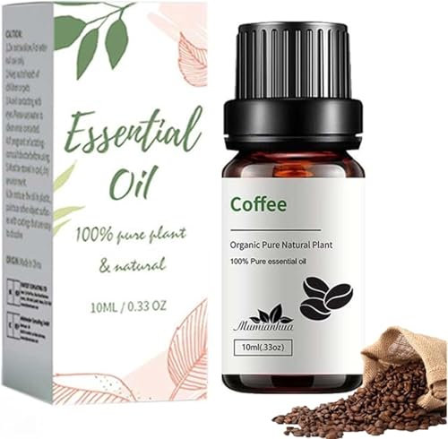 Kaffeeöl Gegen Falten, 100% Natürlich Pure Coffee Essential Oil, Ätherisches Kaffeeöl für die Aromatherapie, Kaffeeöl für die Haut, Düfte, Badebomben, Spray, Kerzen und Seifen