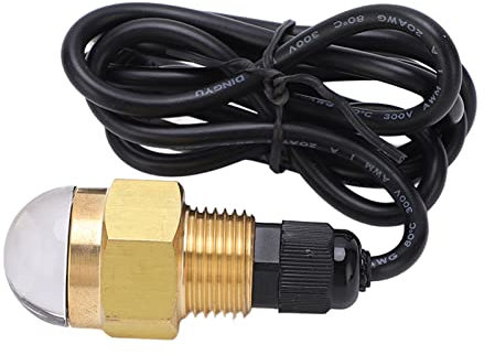 Saluaqui Marine-Ablaufstopfenleuchte mit LED-Unterwasserbeleuchtung, Messing, NPT1/2 – 12 V, 12 W, Wasserdichtes Yachtzubehör für Gewindeinstallation und Bootslicht mit Hoher Helligkeit