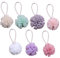 UPKOCH 7st Puppenhaus-badeball Badeschwämme Badeschwamm Dusche Kleine Duschschwämme Mini Luffa Bademaschenschwamm Luffa-Bad Leute Aus Dem Puppenhaus Mini-Enten Polyester