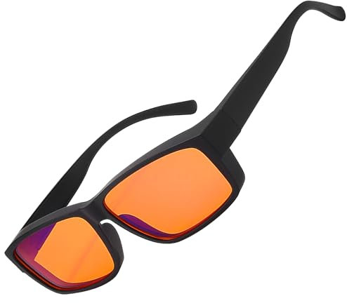 Blue Light Blocking Glasses, Gaming Glasses for Computer Use, Lightweight Anti Glare Gamer Glasses with UV Protection for Gamer Screen,TVs, Mobile Phones, Professional Filter for Pro Gamers, Amber