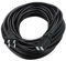 Black Outdoor Extension - Waterproof 2 Page Waterproof Cold Resistant Extension Cable for All Seasons | Extension for External Electrical Appliances, Festive Lighting,