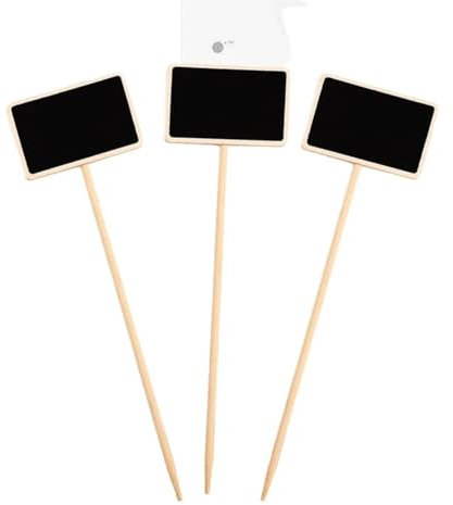 Kreidetafel Klein,Preisschilder 30 PCS Memo Oval Tafel Mini Holz Kinder und Handwerk Tafel Wand Zeichen