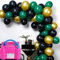Electric Balloon Pump Portable Dual Nozzle Electric Air Pump High Power Inflator Blower Pump for Party, Wedding, Birthday Activities and Decoration (600W) UK PLUG (Green & Black Arch Set + Pump)
