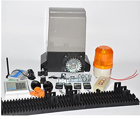 1200kg KIT SET GATE GATES SCHIEBESCHIEBER AUTOMATIKÖFFNER MOTOR MOTOR 6m- oder 7M-Schienen – Mehr Sicherheit(Kit 1)
