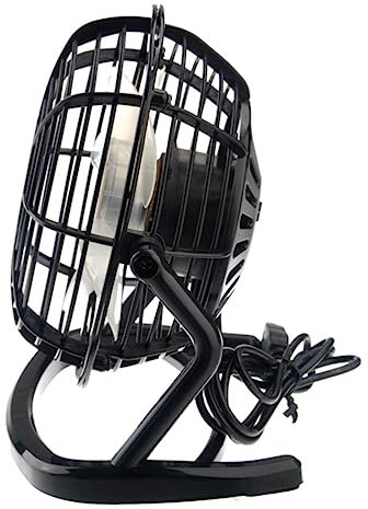 DIYEAH Ventilatore USB Mini Elegante Nero Ventilatore Tavolo Portatile per e Casa Design Compatto e Silenzioso per Rinfrescarsi Ogni Situazione