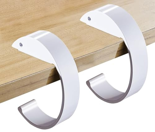WeddHuis 2 Stück Hängetaschenhalter für den Schreibtisch, taschenhalter für tisch, multifunktionale Haken zum Tragen von Taschen, taschenhaken für tisch, handtaschenhalter.