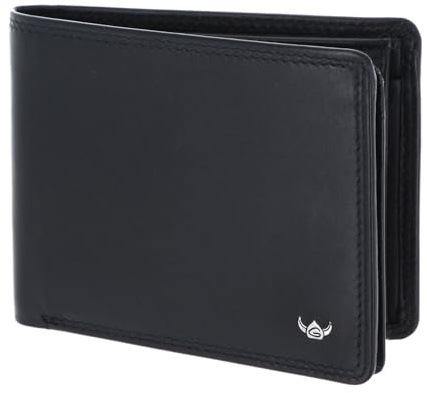 Golden Head Leder Geldbörse Polo RFID Protect Scheintasche 1420 Schwarz