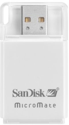 SanDisk MicroMate MSPD Reader USB 2.0 Cardreader für Memory Stick (Pro) Duo Speicherkarten (original Handelsverpackung)