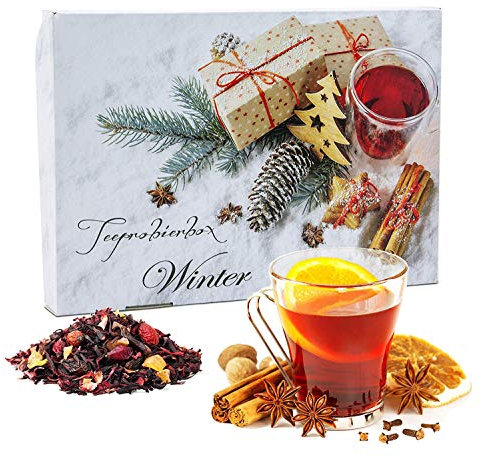 C&T Tee Probierpaket Winter in toller Geschenkverpackung 12 x 15 g - Raritäten - Winterbox-Teeliebhaber