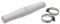Schlauchverbindungsstück, beidseitiger Schlauchanschluss 32mm bis 38 mm, mit 2 STK. Edelstahl Schlauchschellen