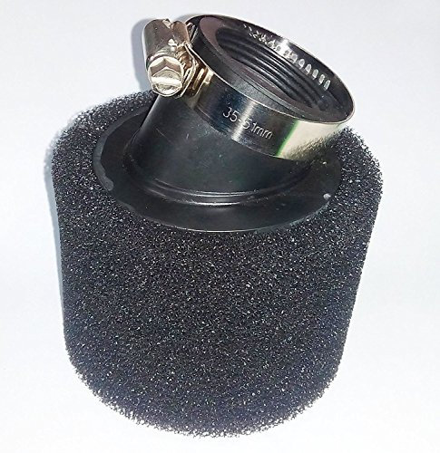 OxoxO 38 mm 45 gradi Angled ATV Pit Dirt Bike Dual Foam Filtro dell'aria 125 cc 140 cc