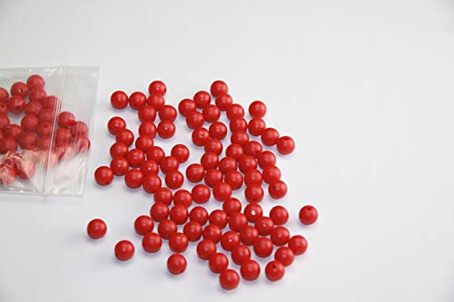 WISSNER aktiv lernen - 20 rote Kugeln Durchmesser 8 mm - RE-Plastic° Bindung Spielzeug