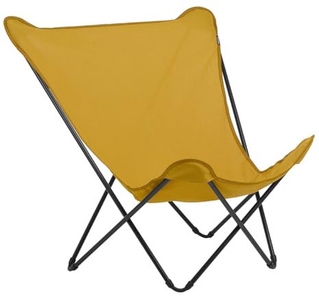 Lafuma Faltstuhl für unterwegs, Maxi Pop Up Airlon + Uni, Curry, LFM1024-7234