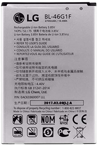 Original LG BL-46G1F Battery for LG K10 (2017) M250, Bulk