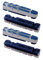 BBB Cycling BBB CarbStop Hochleistungs-Bremsbacken, kompatibel mit BBB CrossStop, BBB TechStop, Shimano, SRAM und Campagnolo Patronen, 2 Paar (4 insgesamt), BBS-29, Schwarz