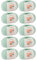 Babywolle - Merino Baby mint (Fb 6045) - 10 Knäuel Baby Wolle mint + GRATIS Label - Babywolle häkeln - Babywolle Merino zum Stricken - 25g/140m - Nadelstärke 2,5-3mm - weiches Babygarn von MyOma