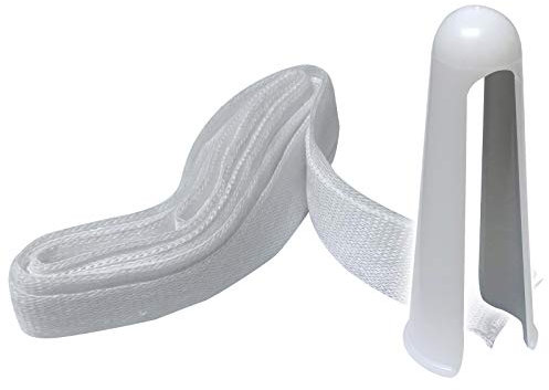 Comfinette Size '12' Tubular Viscose Stockinette Bandage - Unstretched (Flat Diameter Width) 3cm - Ideal for Bulky Fingers and Toes - 2m Length + Applicator