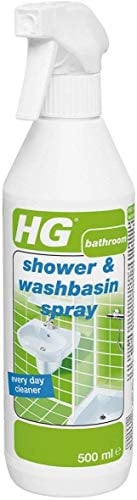 3 X Shower & Washbasin Spray 500 ml – is a Bathroom Cleaner for The Quick Removal of Minor limescale, Skin Grease and soap Residue