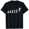 Evolution Badminton | Federball | Badmintonspieler Geschenk T-Shirt