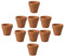 12 pièces 3x3 cm Petit Mini Pot en Terre Cuite Argile céramique poterie planteur Cactus Pots de Fleurs succulentes pépinière Pots pour Plantes