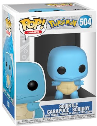 Funko POP! Pokemon - Squirtle - Schiggy - Vinyl-Sammelfigur - Geschenkidee - Offizielle Handelswaren - Spielzeug Für Kinder und Erwachsene - Anime Fans - Modellfigur Für Sammler und Display
