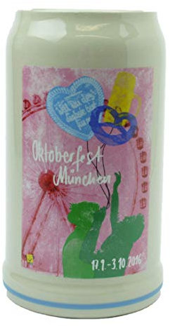 Steinfixx® - Boccale originale Oktoberfestkrug 2016 I I - Boccale da collezione, in confezione originale