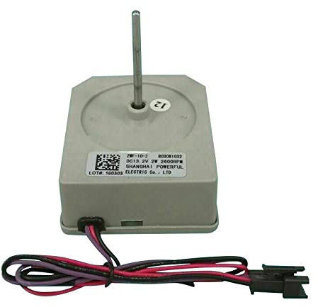 Ventilateur à moteur CC ZWF-10-2 B03081032 pour réfrigérateur MeiLing & Rongsheng à double porte