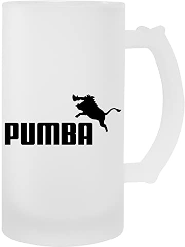 Hopestly Pumba Transparent Becher Bier Herren Damen Mug Beer