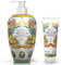 Le Maioliche - SICILIAN ORANGE BLOSSOM - Bad und Dusche 700 ml + Handcreme 100 ml - Made in Italy - Noten von Zitrone, Orange, Mandarine + 2 funktionelle Kräutertees Viropa