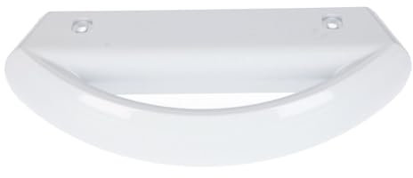 easyPART Kompatibel/Ersatz für EUROPART 10035759 Kühlschrankgriff Griff Handgriff Gefrierschrankgriff weiß Kunststoff ALTERNATIV Zanussi 223628605/6 Gefrierschrank auch passend für Zanker Privileg