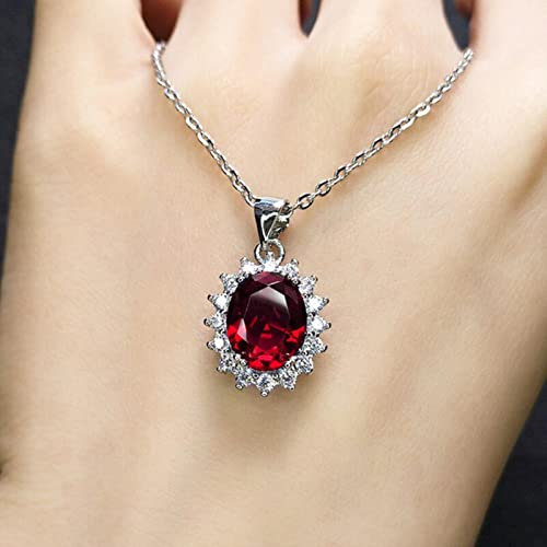 STANG Dames élégantes Coupe Ovale Mousseux Zircon Amour éternel Collier Mode fiançailles Mariage mariée Bijoux de Luxe