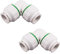 Pipestation 15 mm Steckverbindungen | 15 mm Steckverbindungen für 15 mm Kunststoff PEX PB Rohr, Kupferrohr, Heizkörperarmaturen, 15 mm Steckverbindungen Klempner (15 mm gleicher Winkel)