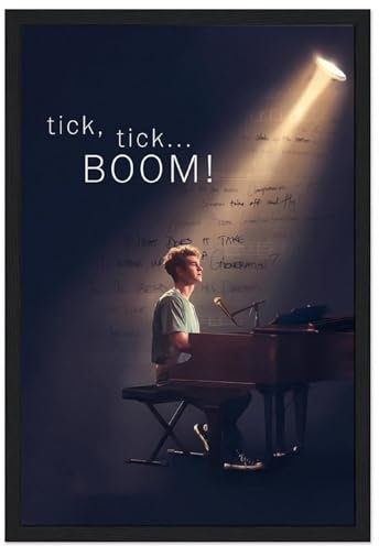 V BY N Filmposter Tick, Tick... Boom! Vintage-Stil, Raumdekoration, ästhetische Schlafzimmerdekoration, Leinwandposter für Schlafzimmer, 40 x 60 cm