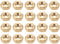 NACX M8 Brass Hex Nuts, Coarse Thread Hexagon Machine Screw Nut, High-Strength Metal Hexagonal Machine Nuts, 8mm Thread Inner Diameter, 20PCS