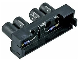 LUTH Premium Profi Parts Anzeige kompatibel mit AEG 300404230/9 Restwärmeanzeige Zweifach für Kochfeld