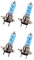 Bntaomle 8 Stück Halogenlampen H7 für das Auto Lampe A LED H7 6000 K Scheinwerfer Lampe H7 100 W 24 V Ultra für Auto Beleuchtung Weiß